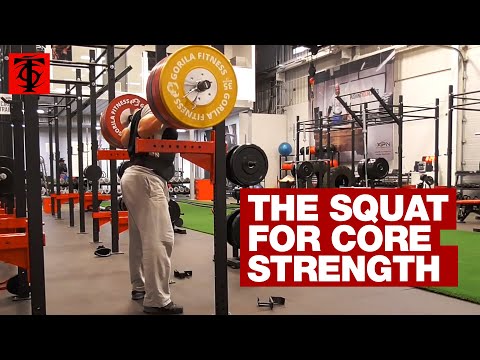 Heavy Partial Squats, Bottom-Up