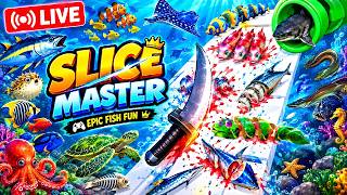 Information 🔥 LIVE 🔴 Slice Master – Epic Fish Slicing Challenge 🐟🔪 | Crazy Gameplay & Fun! Guide