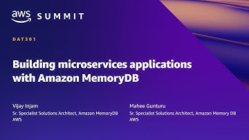 AWS Summit ATL 2022 - Building microservices applications with Amazon MemoryDB (DAT301)