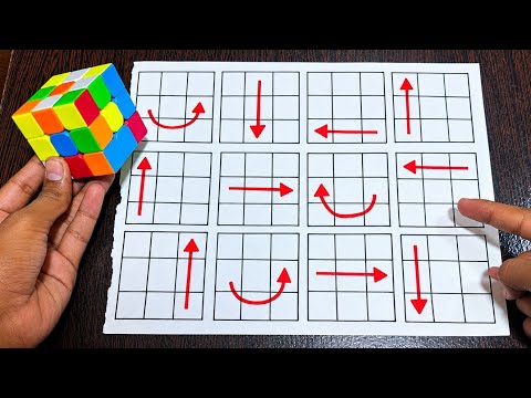 LEARN HOW TO SOLVE 3X3 RUBIK'S CUBE IN LESS THAN 10 MINUTE |