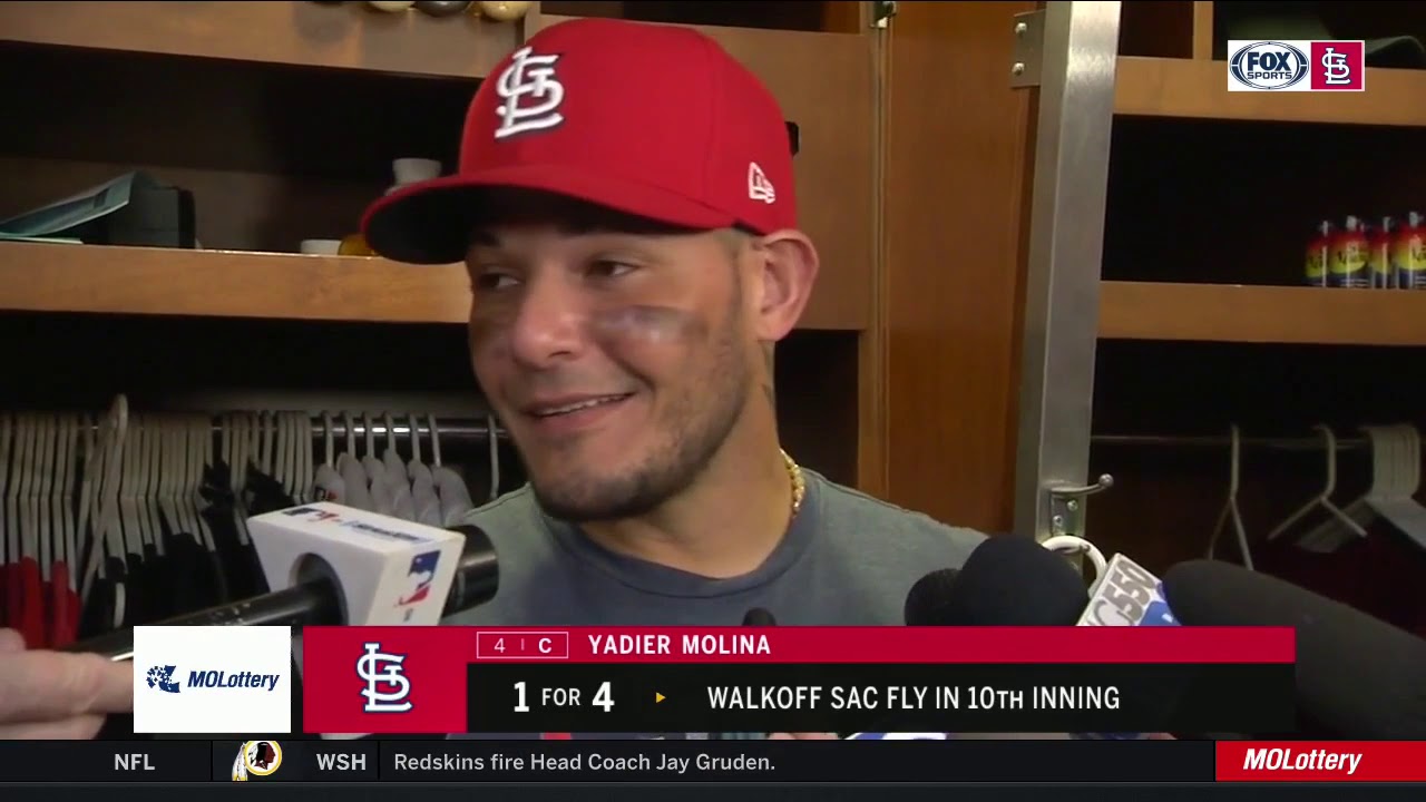 Yadi on connecting on first pitch: 