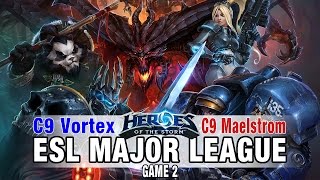 ★ Heroes of the Storm Pro Gameplay: C9 Maelstrom vs. C9 Vortex - ESL Major League Playoffs Game 2