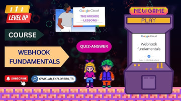 Webhook fundamentals || The Arcade lessons || Quiz-Answer #qwiklabs #googlecloudcourse #arcade 🎉☁️🚀
