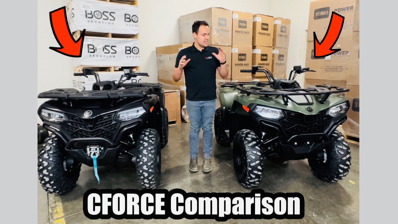 Cfmoto Cforce 500 VS Cforce 400 Side by Side Comparison 