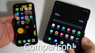 Iphone 13 Pro Max Vs Galaxy Z Fold 3  Comparison