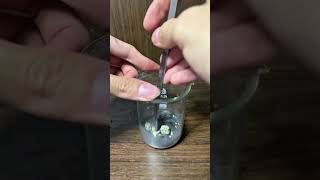Burning sulphur and magnesium #chemistry #burning #experiment