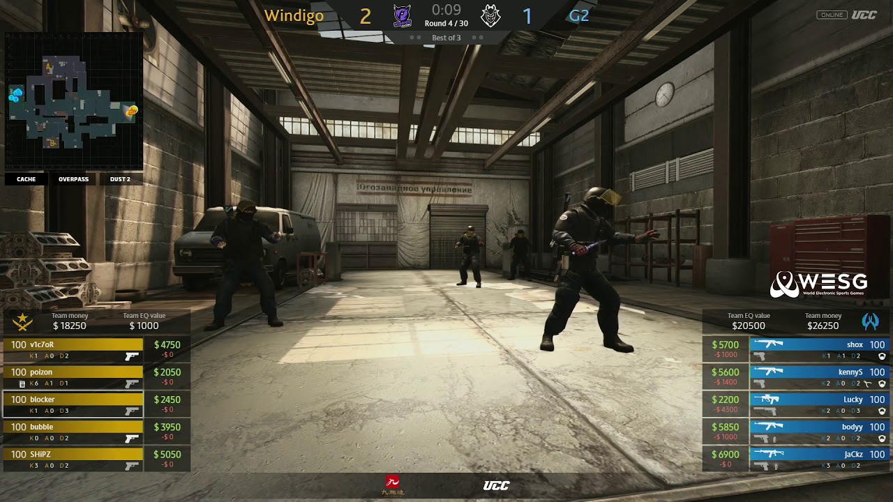 (RU) WESG Grand Finals | Windigo vs G2 Esports | map 1 | by @cyberfocus ...