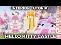 Inside Hello Kitty Castle: Full Minecraft Interior Building Tutorial