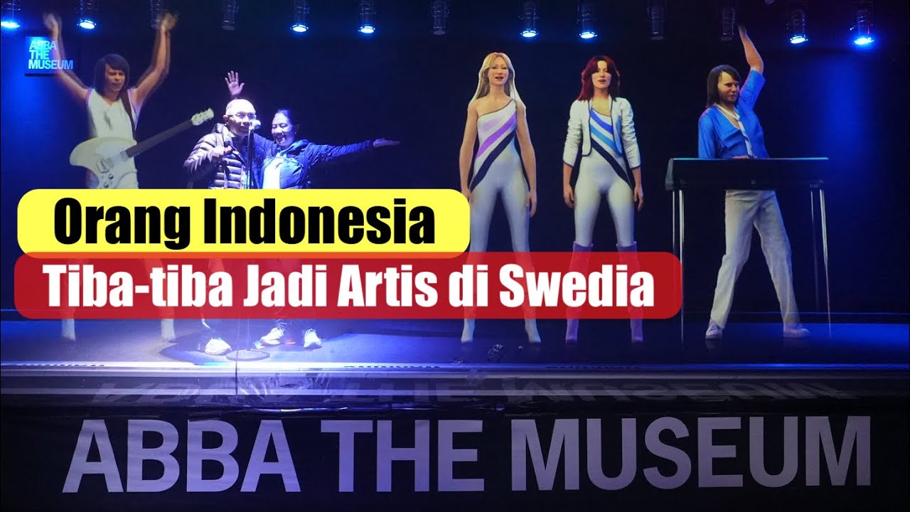 Orang Indonesia Tiba-Tiba Jadi Artis di Stockholm II Pecah Banget II Museum ABBA di Swedia