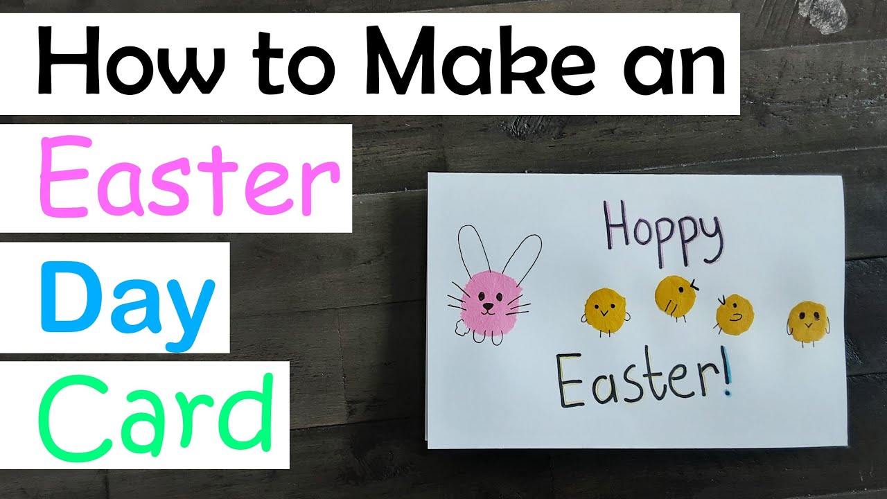 How to Make an Easter Day Card💛🐥 /PuppyArtHeart - YouTube