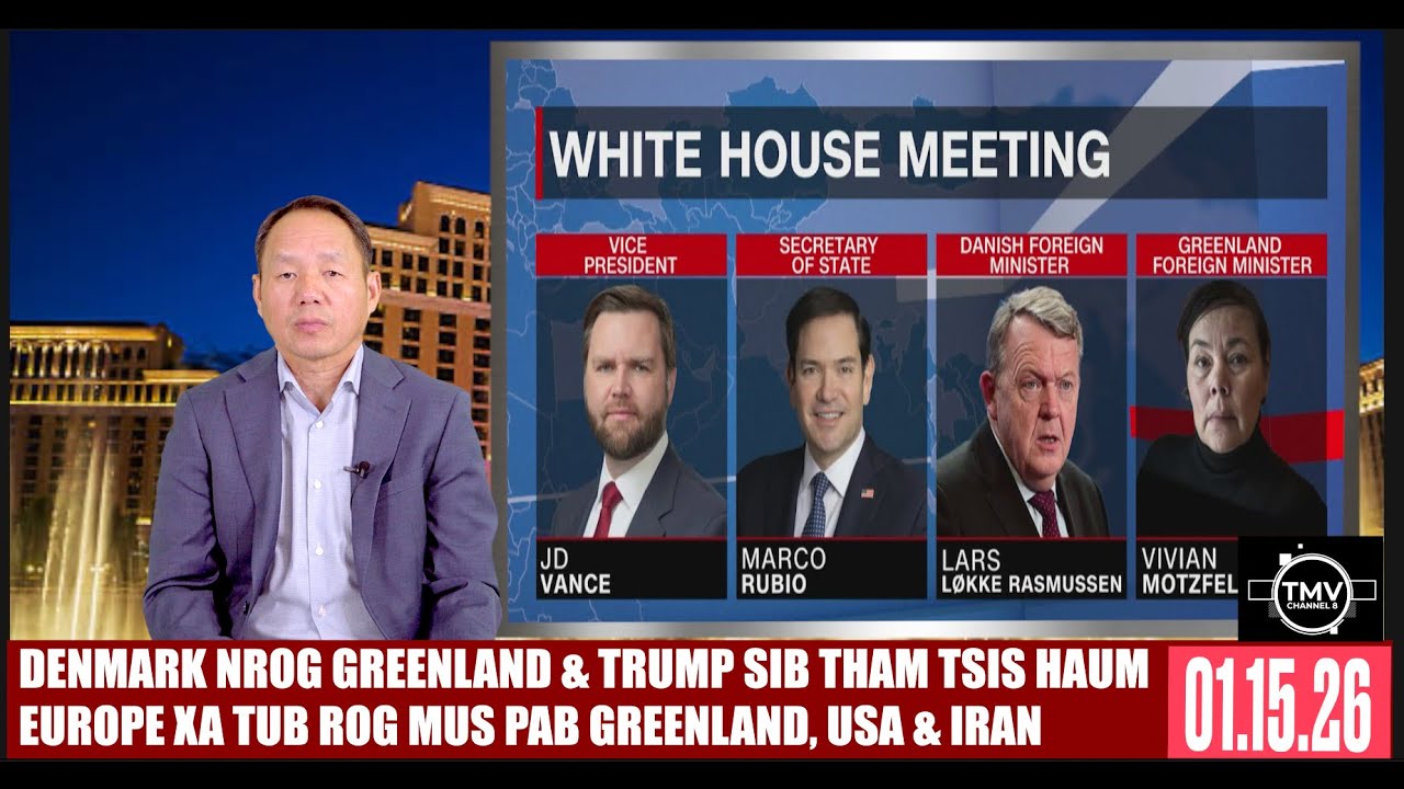 DENMARK NROG GREENLAND & TRUMP SIB THAM TSIS HAUM, EUROPE XAV TUB ROG MUS PAB GREENLAND, IRAN