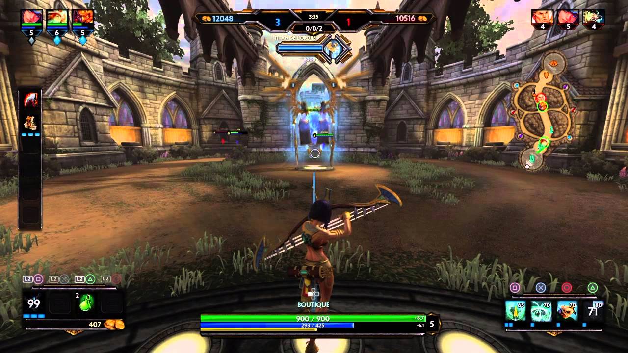 Smite alpha PS4 gameplay - YouTube