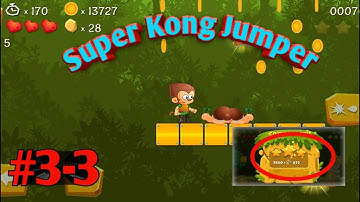 Super Kong Jumper Gameplay Level 3-3 | Game Android, ios