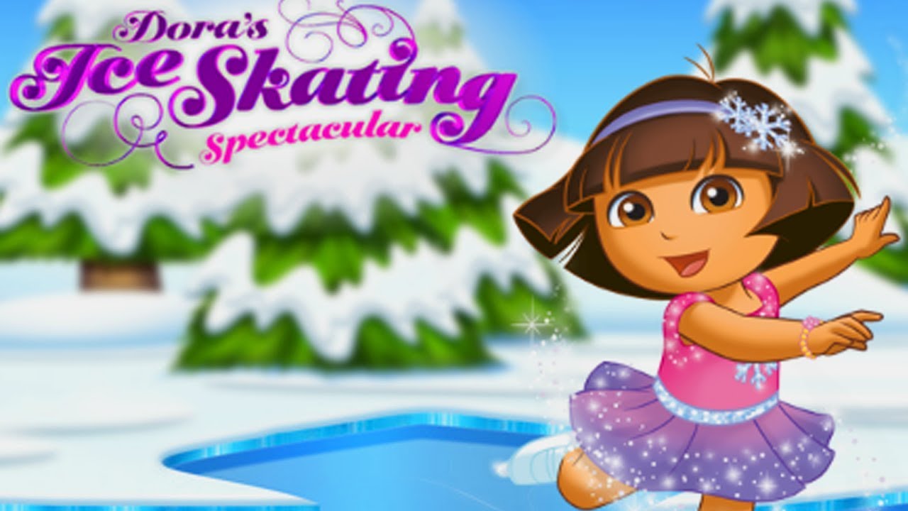 Dora the Explorer Dora's Ice Skating Spectacular Game YouTube