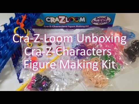 Cra-Z-Loom Cra-Z-Characters Loom Band Figure Making Kit Review and  demonstration of the basic bunny included in the se…