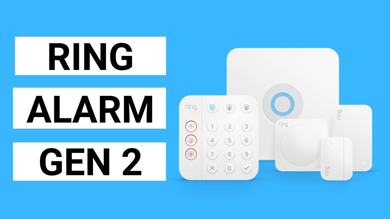 Ring Alarm Security System 2nd Gen Wireless Range, Contact, Keypad, 6 Piece  Kit