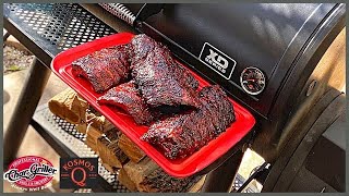 SMOKED RIBS on the CharGriller Grand Champ XD Offset Smoker!