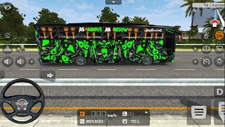 Green Bus in Bus Simulator Indonesia | Part - 161 | Skeleton Play screenshot 4