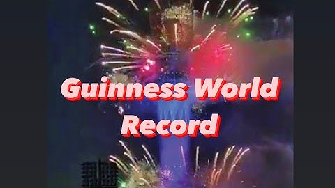 Torch Tower Largest External 360 degree Screen @guinnessworldrecords