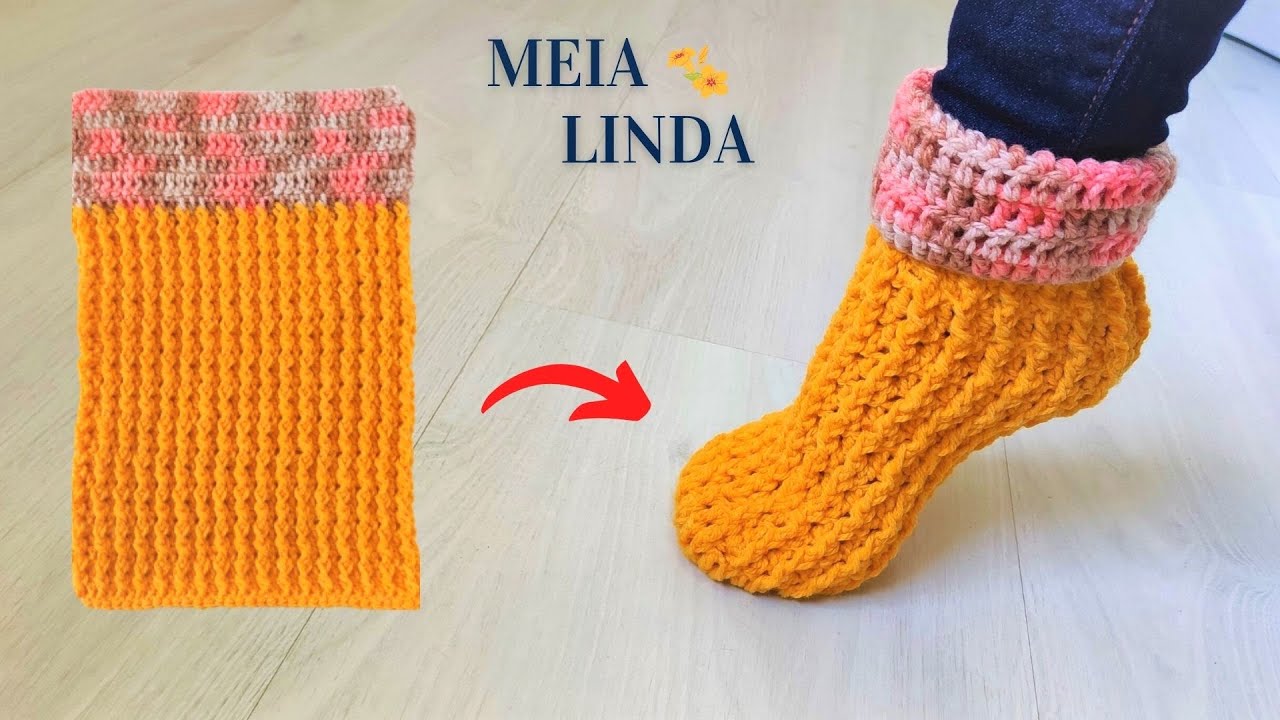 ЛЕГКИЕ НОСКИ ДЛЯ ВЯЗАНИЯ КРЮЧКОМ