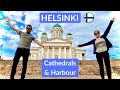 HELSINKI FINLAND TOUR - Cathedrals & South Harbour!