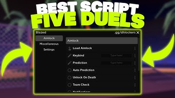 The *BEST* Five Duels Aimlock Script 🔫 | STARS USE! 🌟