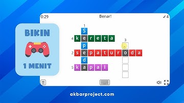 Bikin Game Tanpa Coding 1 Menit Jadi