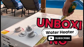 Gasland Outdoor Water Heater Unboxing and Set up!!