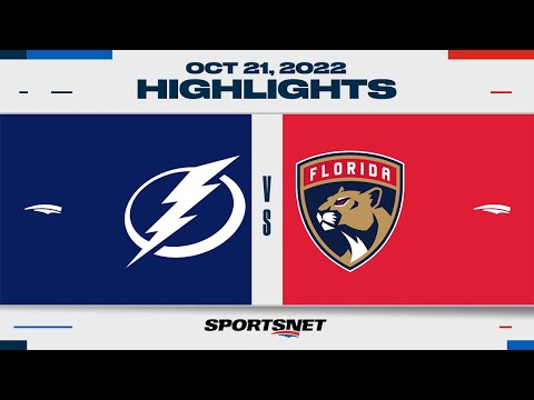 NHL Highlights | Lightning vs. Panthers - October 21, 2022