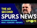 THE 60 SECOND SPURS NEWS UPDATE: Postecoglou Announcement, Huge Clear Out This Summer, £68M Kane Bid