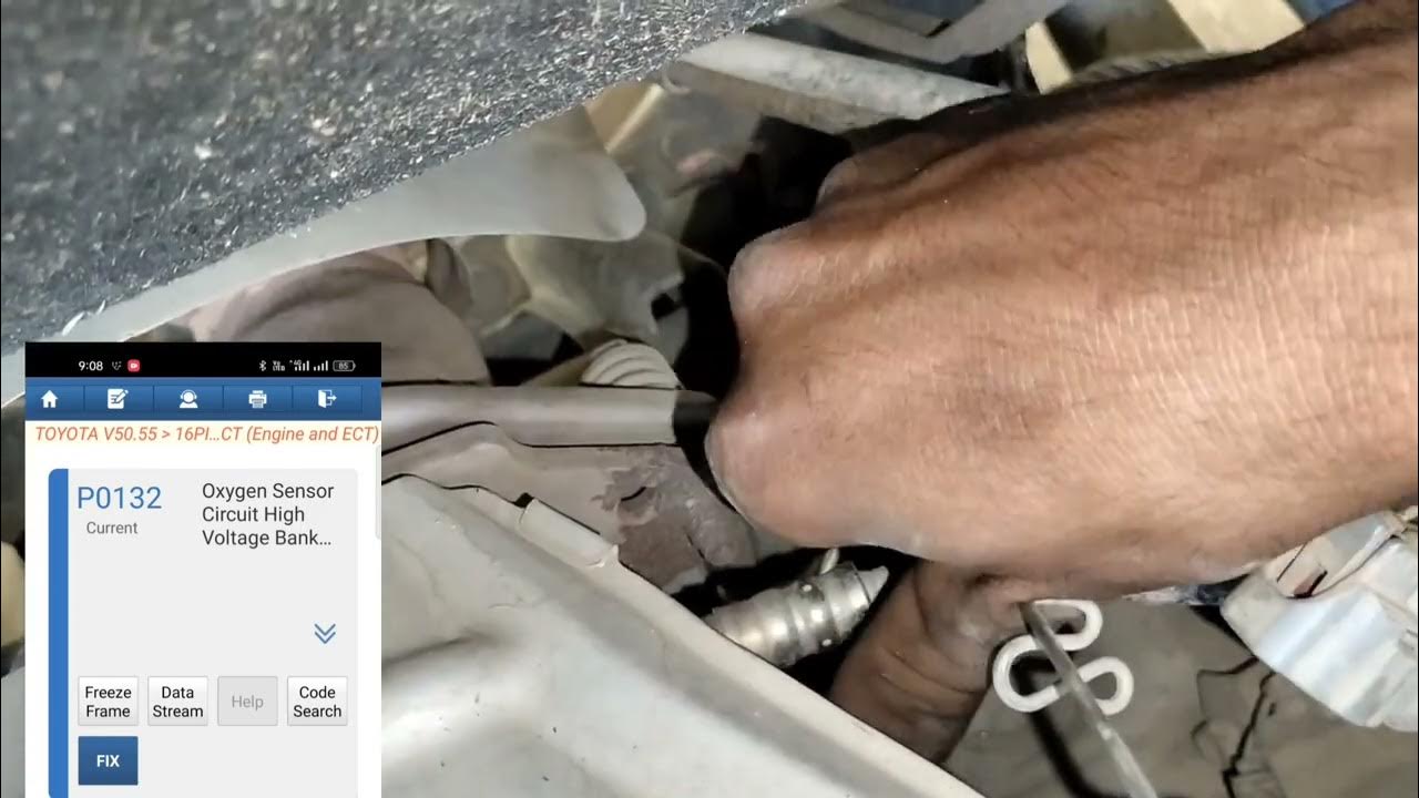 toyota Corolla 2018 Engine P0132 Oxygen Sensor Circuit High Voltage