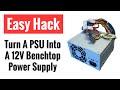 How to Hack a Computer Power Supply (PSU) To Use as a 12V DC Power Source