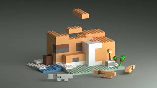Lego Building Animation - 3ds Max