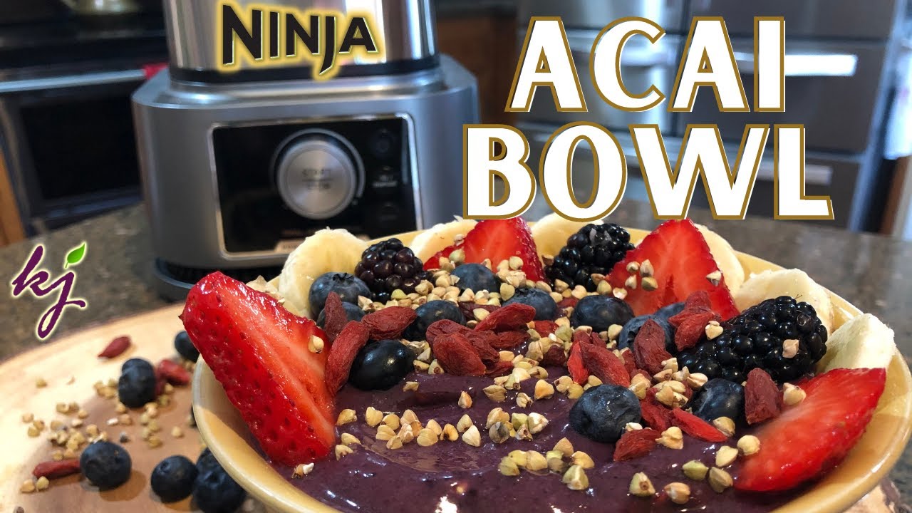 Ninja Blender Smoothie Bowl  Delicious Acai Bowl with Powder