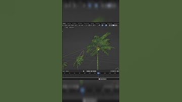 Dynamic Vegetations Wind Physics in Blender