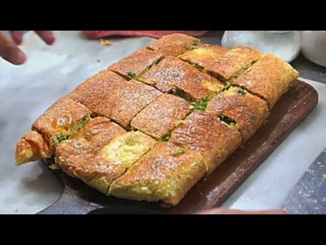 Indonesian Street Food - Jakarta Minced Beef (Egg Martabak) and Martabak Manis class=