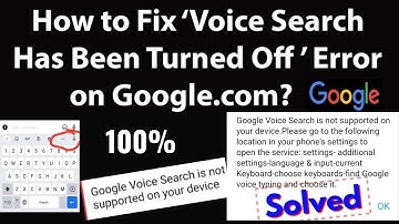 How To Fix Google Voice Search || Not Supported On Your Device Android & Ios #agharatach
