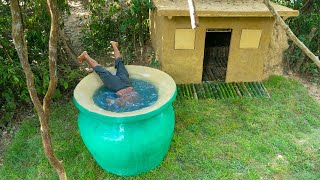 Building The Most jar Swimming Pool Bathtub in the Jungle