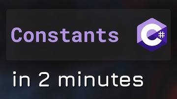 #6 Constants in C# Programming (Hindi)