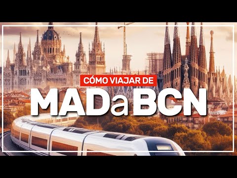 Video: Cómo ir de Madrid a Barcelona