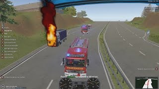 Emergency Call 112  The Firefighting Simulation - Truckfire on the Highway