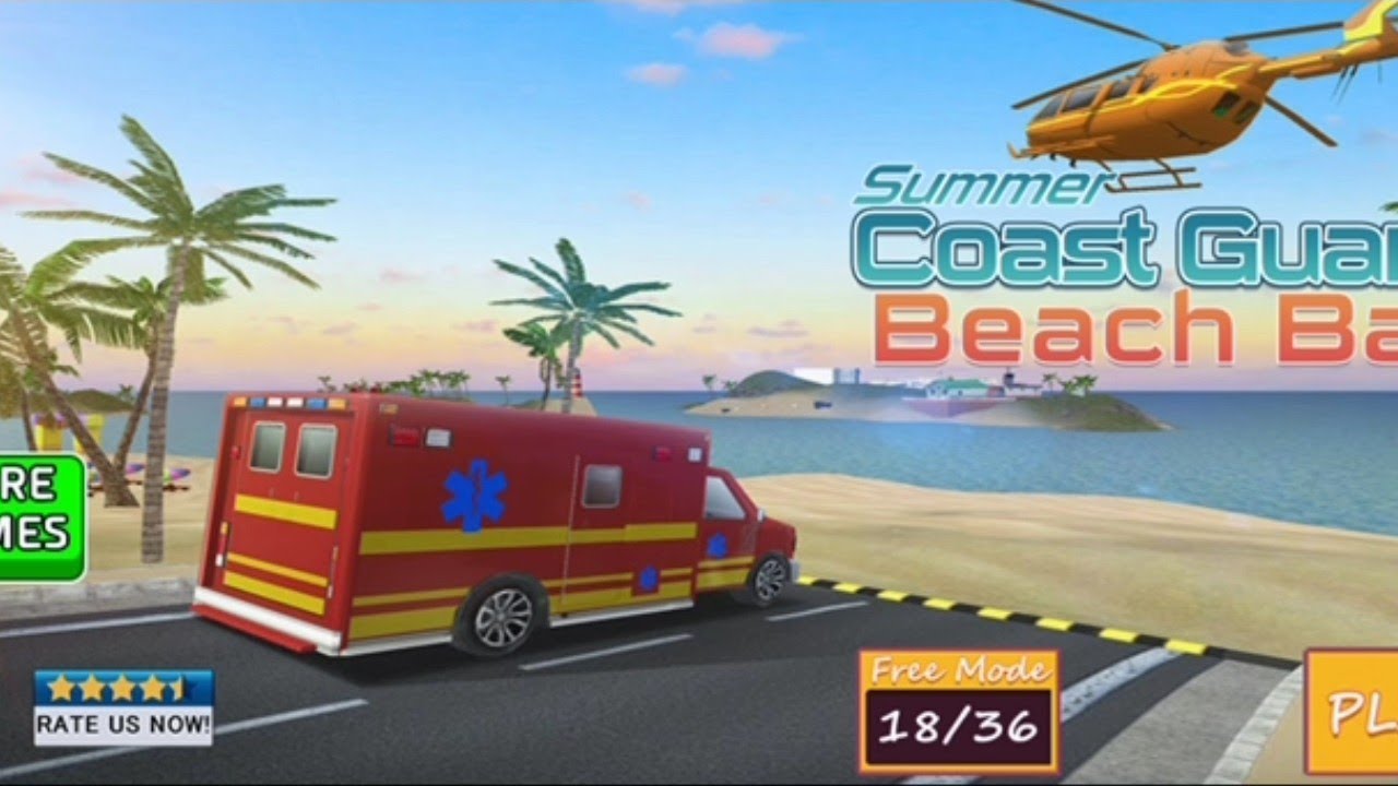 | Game N10 Summer Coast Guard: Beach Bay New game  2020