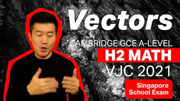 Vectors - VJC 2021 Exam | A-Level H2 Math, Singapore