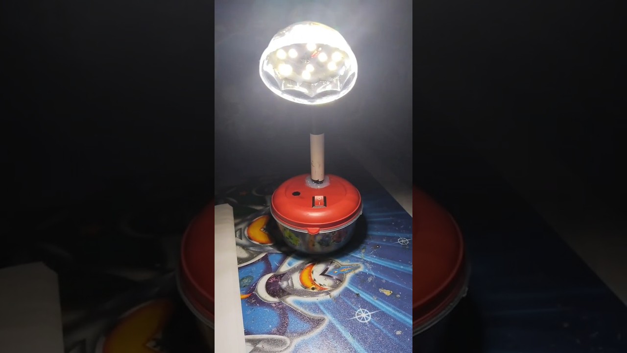How to make a rechargeable table lamp. 