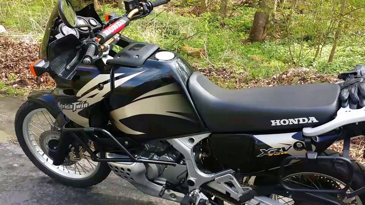Honda Africa Twin XRV 750 OriginalAuspuff YouTube