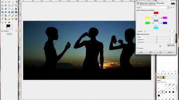 Gimp - Lesson - 02 - Hue Saturation