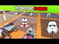 Can all star wars armies hold vs 10000000 zombies  uebs 2 star wars mod