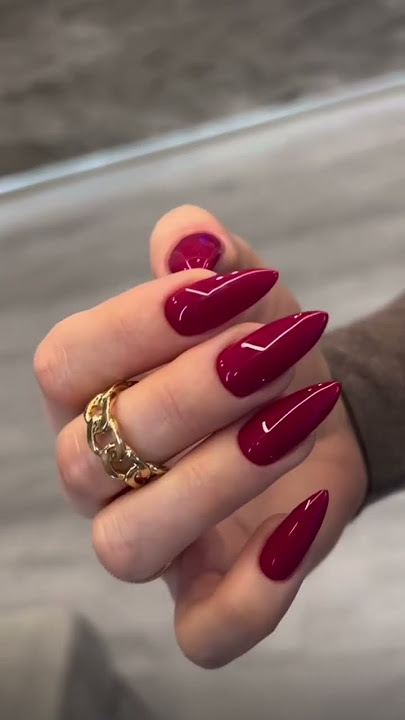 Perfect RED & shape❤️ #nailsinspiration #rednails #perfectnails #nailsdesign #nailsart #red #nokti
