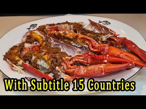 ✔️පොකිරිස්සෝ අලුත් විදියට |Lobster in a new way| Lobster recipe| How to make lobster| Episode103