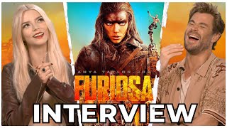 FURIOSA Interview | Anya Taylor-Joy and Chris Hemsworth Talk MAD MAX Prequel and...THE THUNDERDOME?!